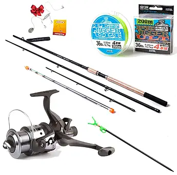 Комплект фідерний Flagman Force Rank Feeder 3.60м 180г котушка Flagman 6000 Шнур 200м