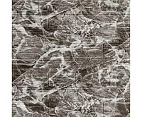 Самоклеящаяся декоративная 3D панель камень Серый рваный кирпич 700х770х5мм (158) SW-00000487
