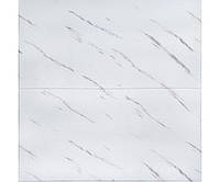 Самоклеющаяся 3D панель белая мраморная плитка 700х700х4мм (364) SW-00001142