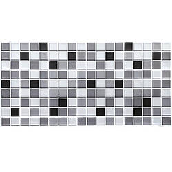Декоративна ПВХ панель 960х480х4мм Чорно-біла мозаїка SW-00001432