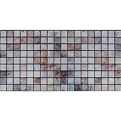 Декоративна ПВХ панель мозаїка 960х480х4мм Бежевий мармур SW-00001433