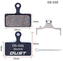 Колодки для дискових гальм DUST DS-03S Velo