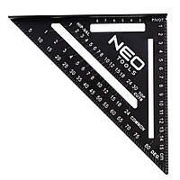 Neo Tools 72-102 Кутник, 15 см, 18.3x18.3x2.2 см, 45 і 90°