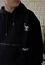 Чорне худи із принтом Staff x White Dog black Шо робиш?, фото 7
