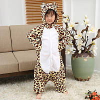 Пижама Кигуруми детская BearWear Леопард L 125 - 135 см Коричневый (K0W1-0121-L) DH, код: 7406893
