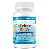 Омега 3 Nordic Naturals Children's DHA 250 mg 360 Mini Soft Gels EV, код: 7518179