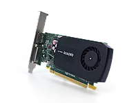 Дискретная видеокарта nVidia Quadro K600, 1 GB DDR3, 128-bit, 1x DVI, 1x DP для установки в системный блок б/у