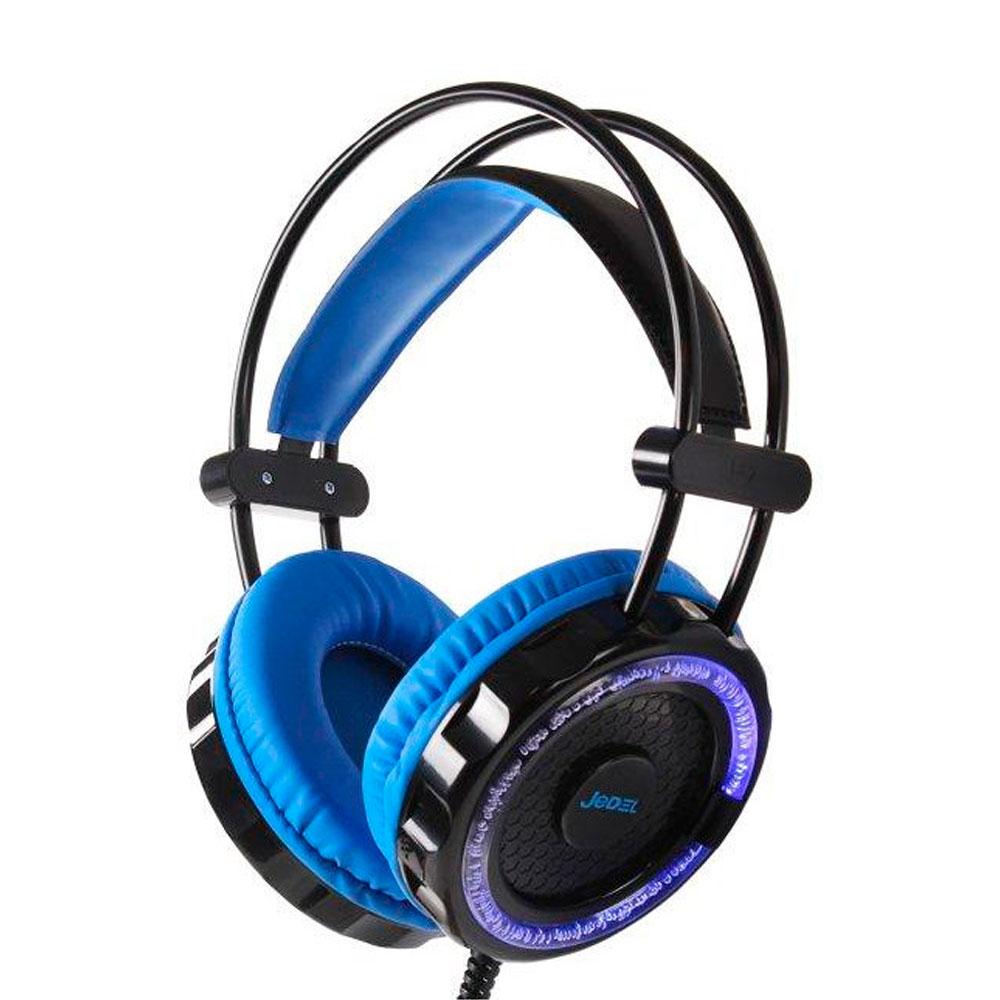 Навушники провідні Jedel GH-217, з мікрофоном, Black/Blue, Box