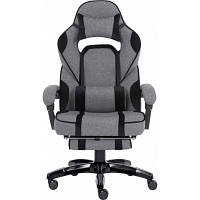 Крісло ігрове GT Racer X-2749-1 Gray/Black Suede X-2749-1 Fabric Gray/Black Suede p