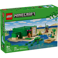Конструктор LEGO Minecraft Пляжный дом в форме черепахи 234 деталей 21254 p