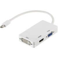 Порт-репликатор PowerPlant mini Display Port HDMI, DVI, VGA 3 в 1 CA910946 p