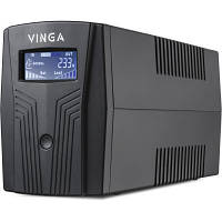 Источник бесперебойного питания Vinga LCD 1200VA plastic case VPC-1200P p