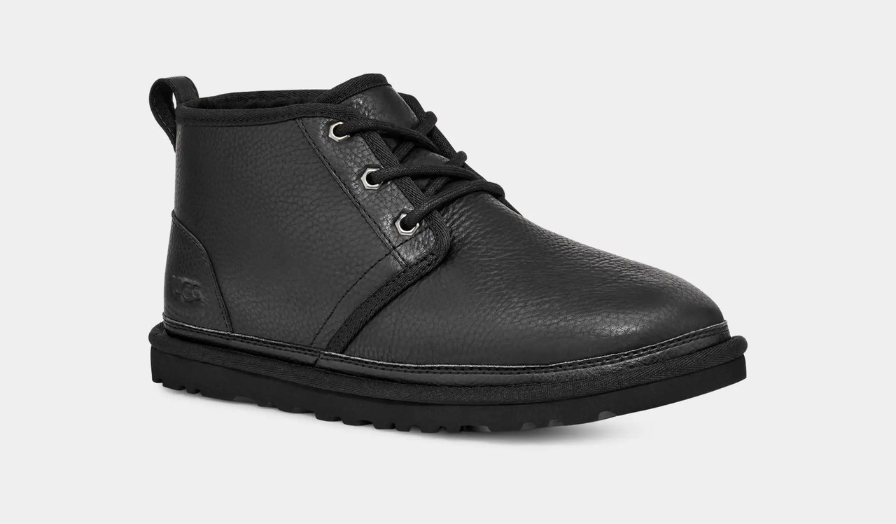 Чоловічі шкіряні черевики UGG на хутрі оригінал