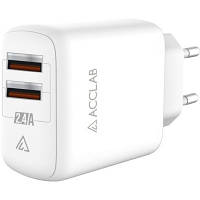 Зарядное устройство ACCLAB AL-TC224 2хUSB 5В/2,4A/12W 1283126538834 p