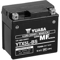 Аккумулятор автомобильный Yuasa 12V 4Ah MF VRLA Battery AGM YTX5L-BS p