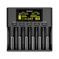 Зарядное устройство для аккумуляторов Liitokala 6 Slots, LCD дисплей, Li-ion/Ni-MH/Ni-Cd/AA/ААA/AAAA/С Lii-S6
