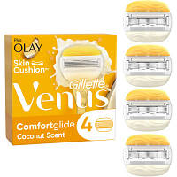 Змінні касети Gillette Venus ComfortGlide Olay З ароматом кокосу 4 шт. 7702018267651 p