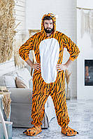 Пижама Кигуруми взрослая BearWear Тигр New (на молнии) XL 175 - 185 см Оранжевый (K1W1-0135-X GG, код: 2400716