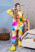 Пижама Кигуруми взрослая BearWear Единорог New (на молнии) L 165 - 175 см Разноцветный (K1W1- GG, код: 2554392