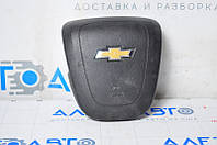 Подушка безопасности airbag в руль водительская Chevrolet Cruze 11-15 черн, потёрта