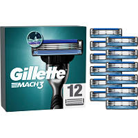 Змінні касети Gillette Mach3 12 шт. 3014260323240 p