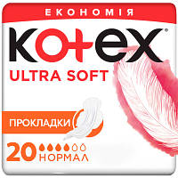 Гигиенические прокладки Kotex Ultra Soft Normal 20 шт. 5029053542676 p