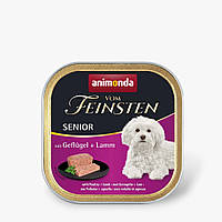 Корм Animonda Vom Feinsten Senior with Poultry and Lamb влажный с мясом птицы и ягненком для EJ, код: 8452395