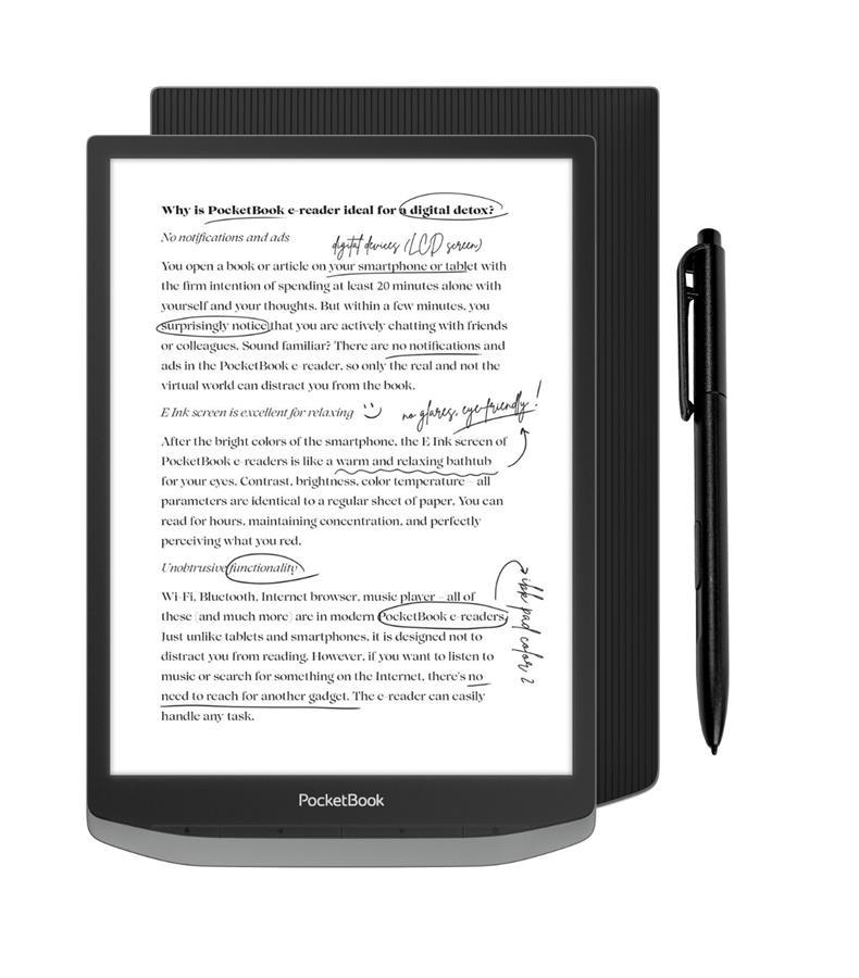 Електронна книга PocketBook 1040D InkPad X Pro, Mist Grey (ID ...
