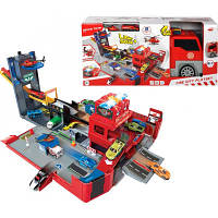 Игровой набор Dickie Toys 2 в 1 Пожарная машина. Разверни город 3719005 p