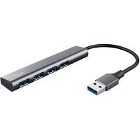 Концентратор Halyx 4-Port USB-A 3.2 Grey Trust 24947_TRUST p