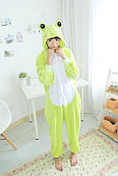 Пижама Кигуруми взрослая BearWear Лягушка S 145 - 155 см Салатовый (K1W1-0057-S) IN, код: 2400726
