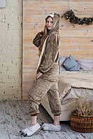 Пижама Кигуруми взрослая BearWear Бурундук (Чип и Дейл) L 165 - 175 см Коричневый (K1W1-0009- UL, код: 2554452