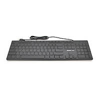 Клавиатура с подсветкой USB JEDEL K510, длина кабеля 170см, (Eng/Укр/Рус), (483х188х35 мм) Black, 104к, Q20 h