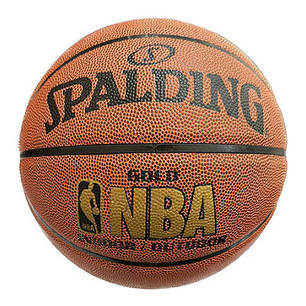 М'яч баскетбольний Spalding NBA Gold №7, фото 1