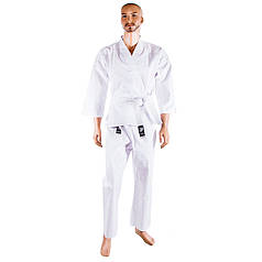 Кімоно для карате бавовняне біле Combat 130 см