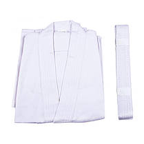 Кімоно для карате бавовняне біле Combat 130 см, фото 4