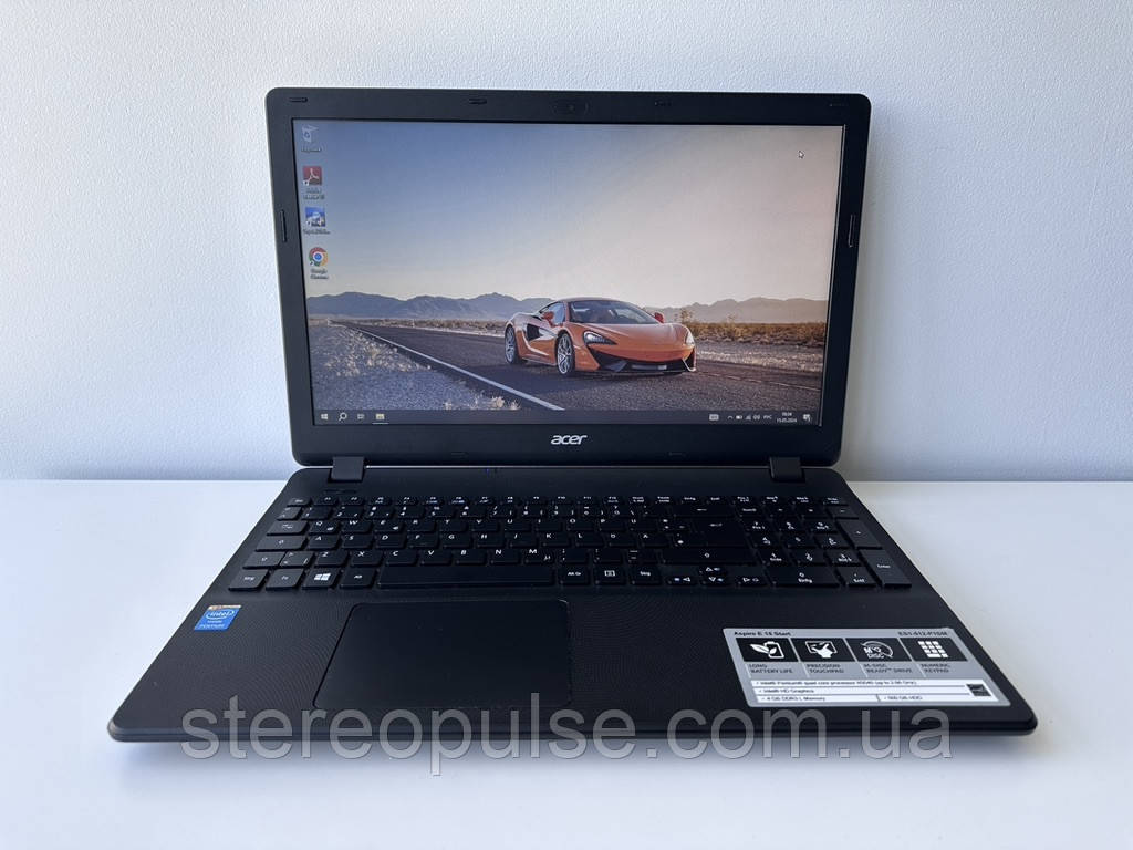 Ноутбук Acer Aspire E 15 (ES1-512-P1SM): Pentium N3540, 4Gb DDR3L, 500Gb HDD
