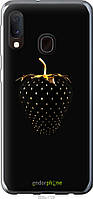 Силиконовый чехол Endorphone Samsung Galaxy A20e A202F Черная клубника (3585u-1709-26985) PK, код: 7494643