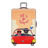 Чохол для валізи Turister модель Lets Go Travel M Різнобарвний (LGT_100M) EM, код: 6656219