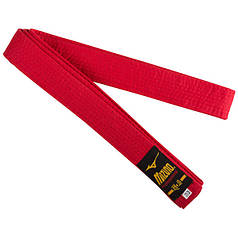 Пояс для кімоно червоний 270 см Mizuno