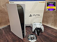 Игровая приставка Sony PlayStation 5 825Gb с приводом, 2 джойстика + Spider-Man 2 с гарантией PS5
