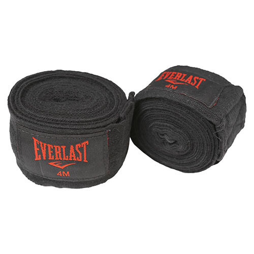 Бинти боксерські чорні 4м Everlast