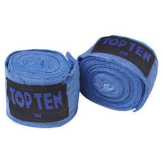 Бинти боксерські сині 3м Top Ten