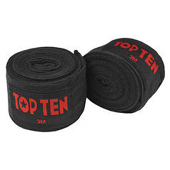 Бинти боксерські червоні  3м Top Ten