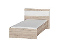Односпальная кровать Эверест Соната-900 сонома + белый ST, код: 6542161