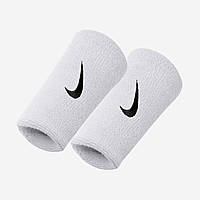 Напульсники Nike Swoosh Double Wide Wristband Atomic NNN05101OS One Size White HR, код: 8195331