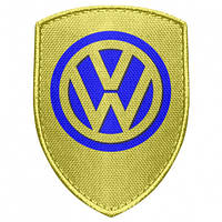 Шеврон сублімаційний щит Логотип Volkswagen