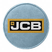 Шеврон сублимационный круглый Jcb logo2