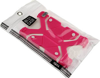 Чохол-накладка TOTO Tablet універсальний stand silicone case Universal 7/8" Hot Pink