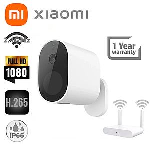 Комплект зовнішнього відеоспостереження Xiaomi Mi Wireless Outdoor Security Camera 1080p Set (MWC13/BHR4435GL)